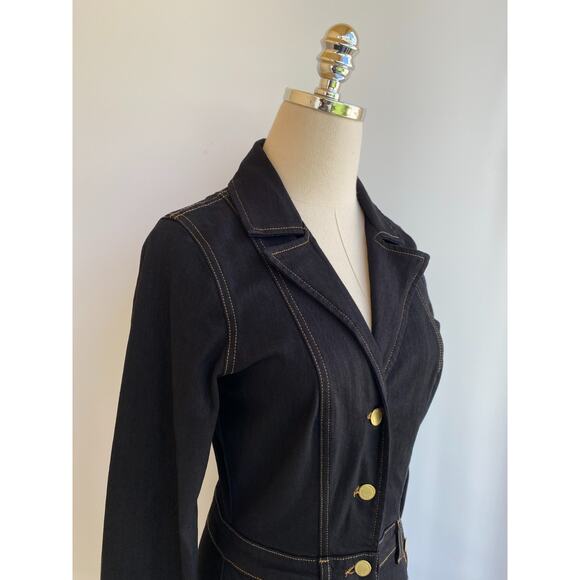 Ramy Brook Jade Dress black Denim size 25 NWT - Picture 9 of 15